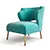 Armchair with cornucopia secretary armchair century Eclectic - 捷报比分